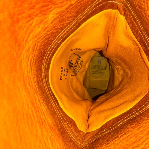 Frye Women's Brown Leather Heeled Boots - Picture 8 of 11